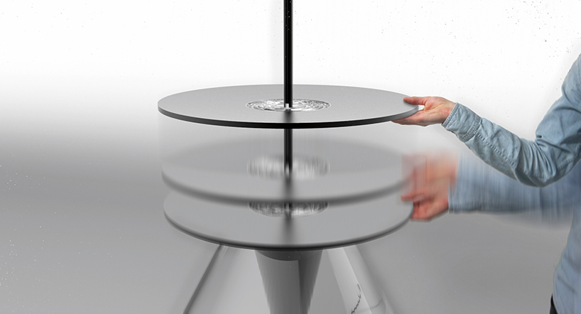 viktor reiter emulates natural sun movement in ascent/descent lamp