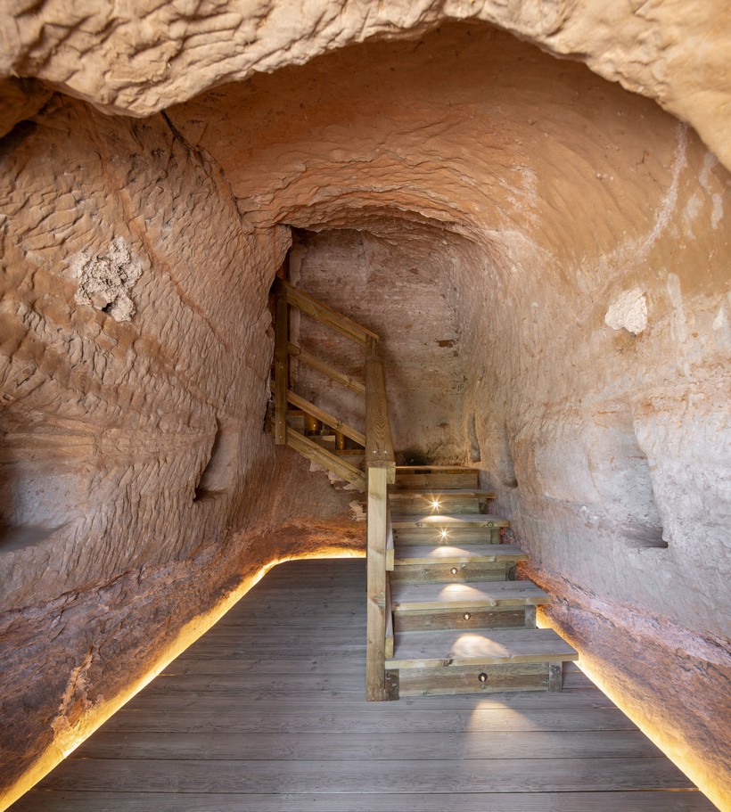 pena de las bodegas rock cut space rehabilitation 8