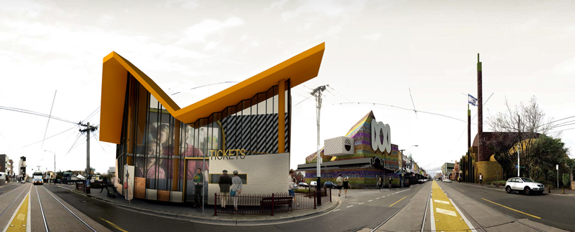 mixed intervention proposal for elsternwick center in melbourne