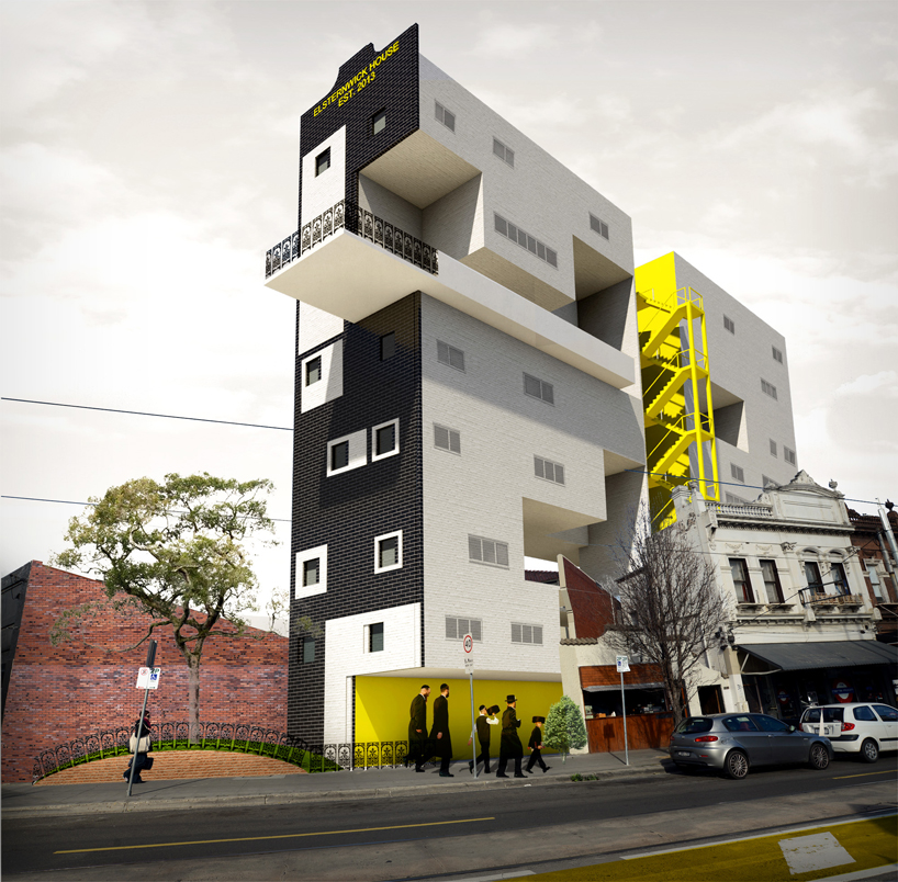 mixed intervention proposal for elsternwick center in melbourne