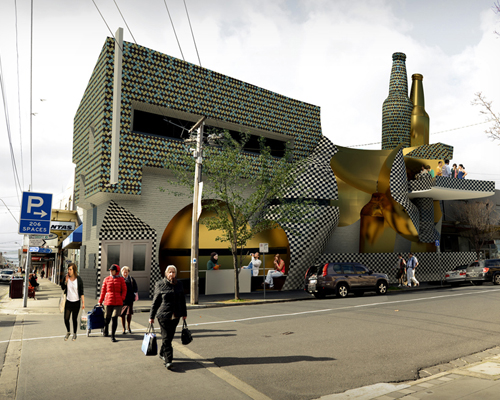 mixed intervention proposal for elsternwick center in melbourne 