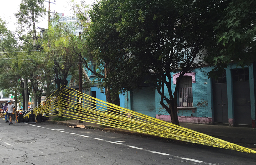 INhabitable studio builds temporary stage in mexico city for PARK(ing) day