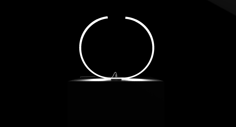 tobias lugmeier bends flexible all lamp into multiple shapes