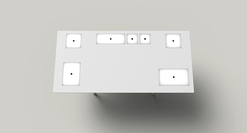 tobias lugmeier supports creative rituals with movable co-worker table