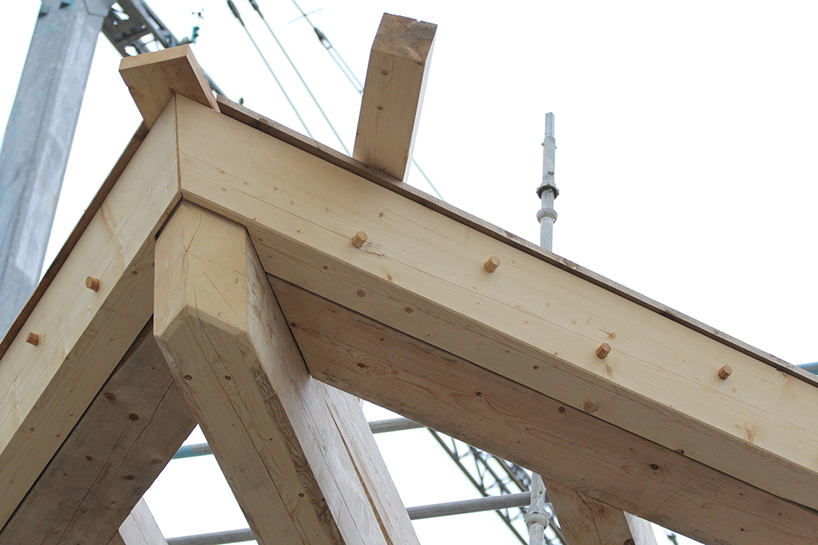 fram build mimics upturned viking boat in riverside clubhouse 