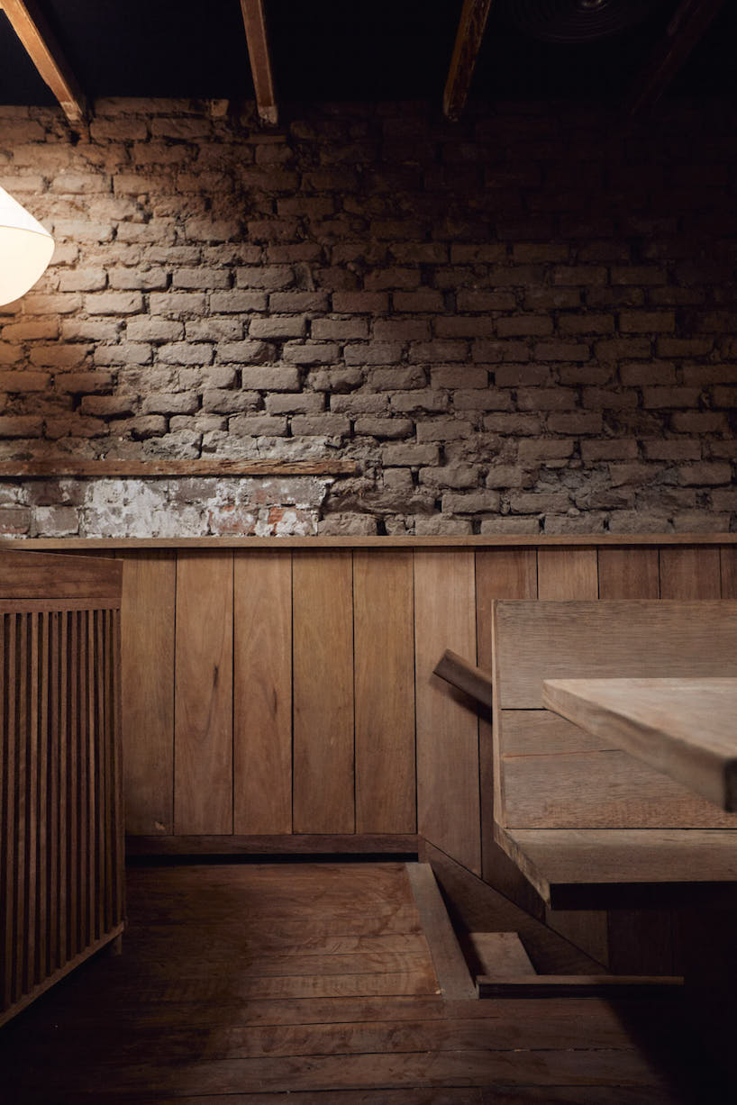 ghezzi novak and blanco use natural materials in cozy 'mérito' restaurant