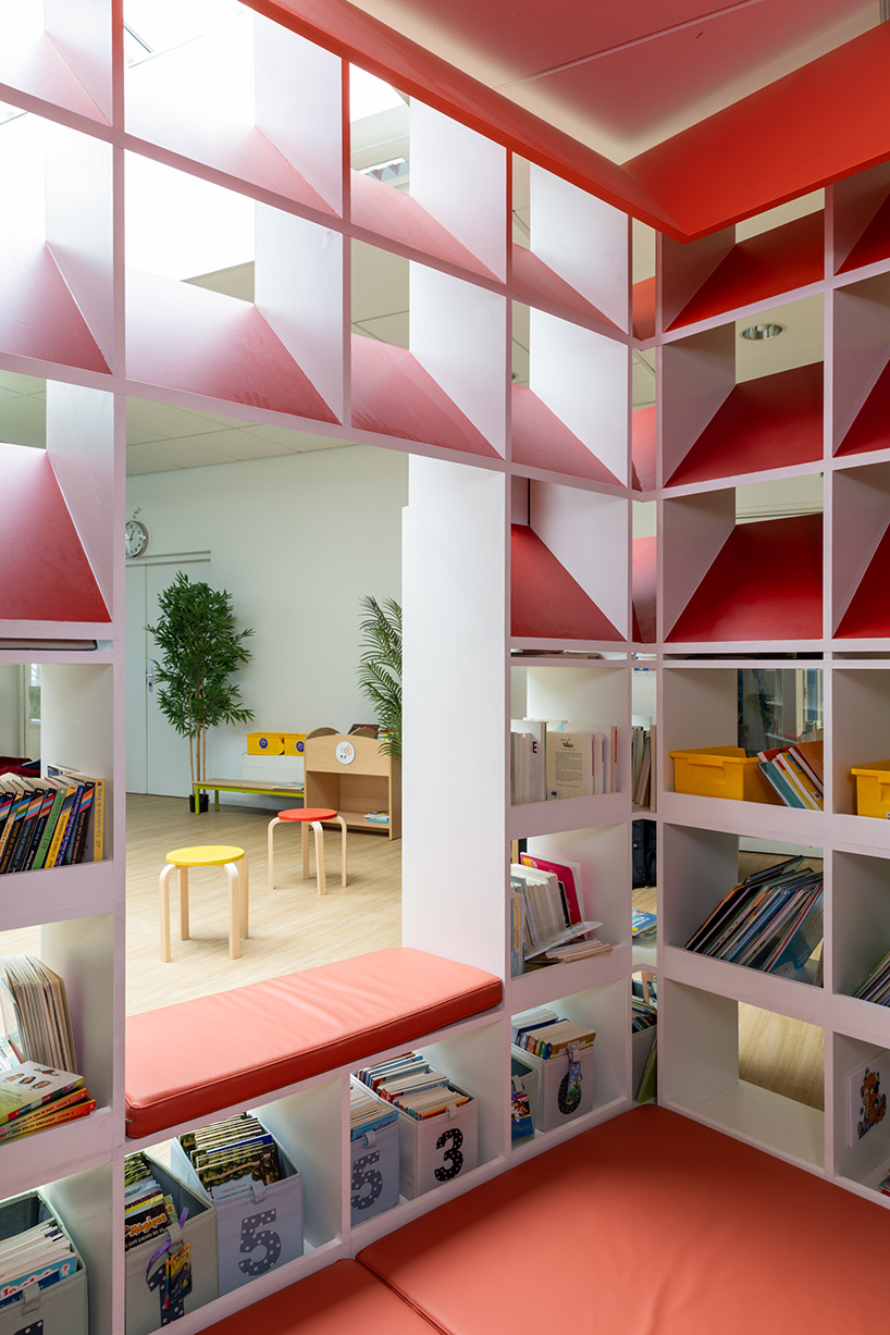 a former storage room transformed as a reading village 11