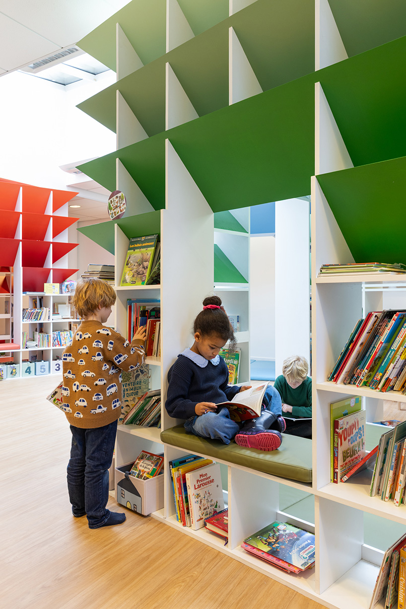 a former storage room transformed as a reading village 4
