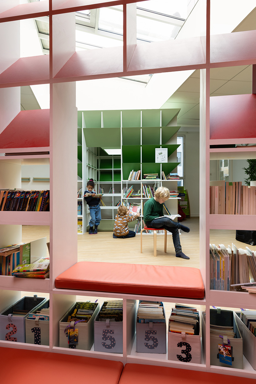 a former storage room transformed as a reading village 7