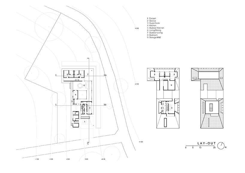 thai house by sook architects is constructed around a native tree