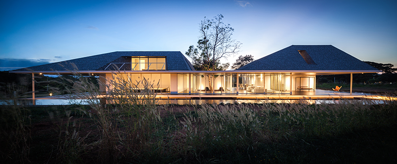 thai house by sook architects is constructed around a native tree
