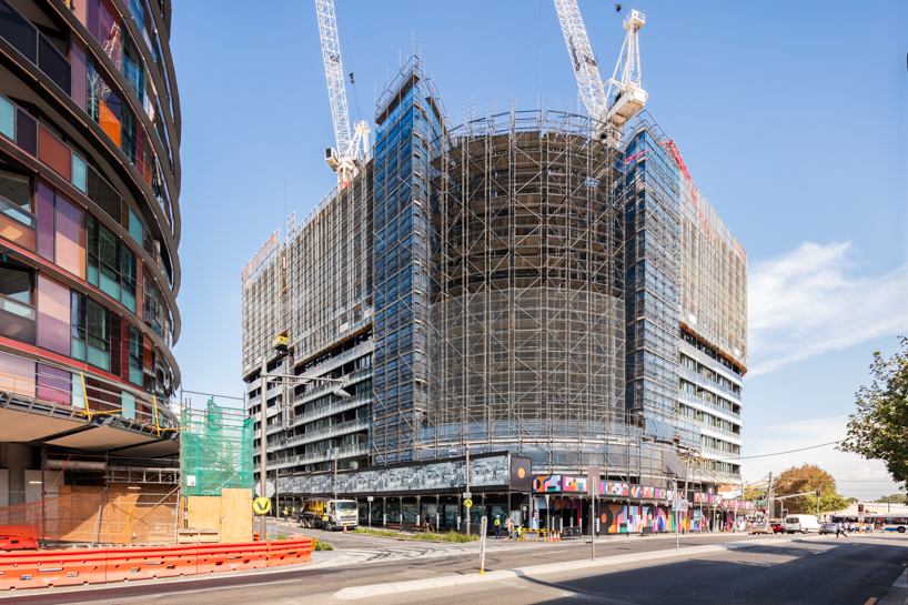 koichi takada architects' 'infinity' nears completion in sydney's green square