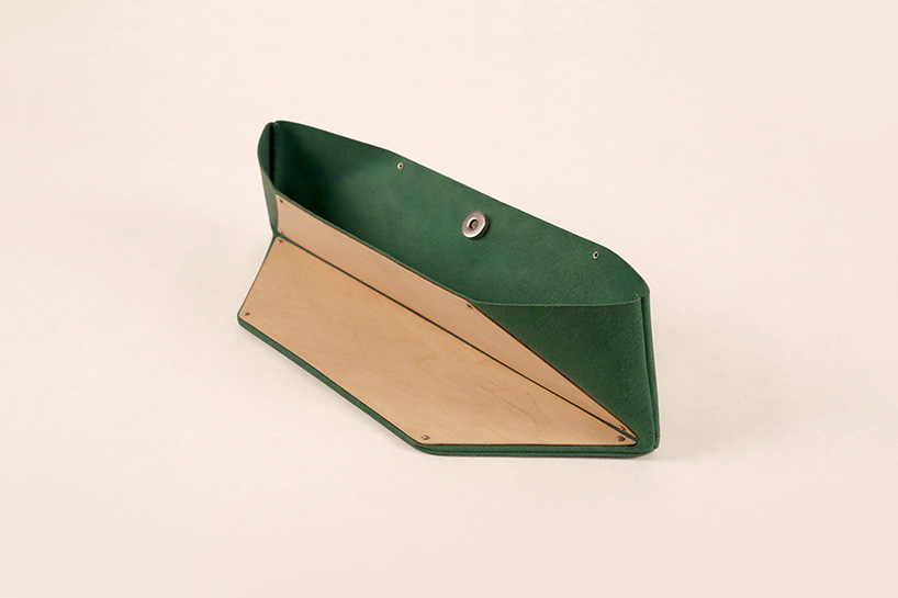yingxi zhou folds facet bag series using origami shapes 
