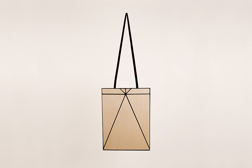 yingxi zhou folds facet bag series using origami shapes 