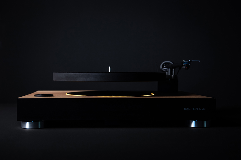 mag-lev audio floating turntable designboom