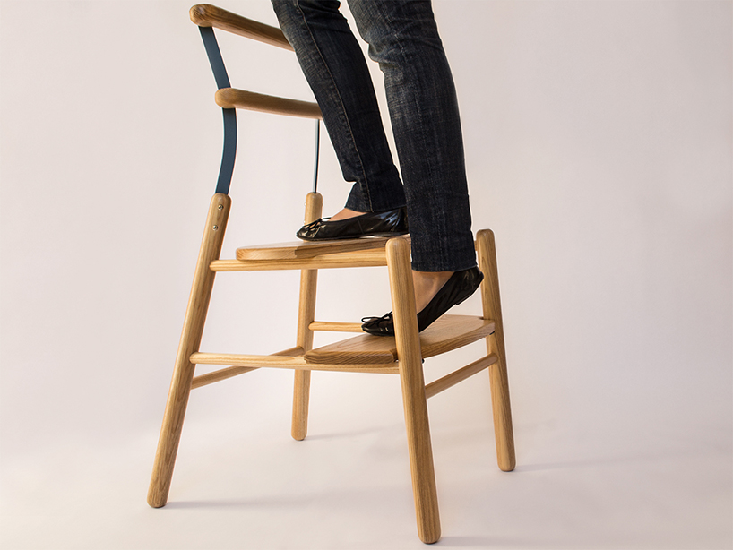 studioventotto combines suppergiu step chair with ladder