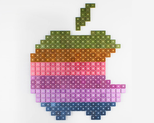 jeff grady recycles ipod nanos into 8-bit art for pixel perfect