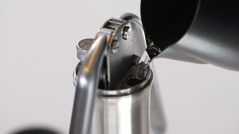 leverpresso orbit's manual levers enable espresso making entirely by human input