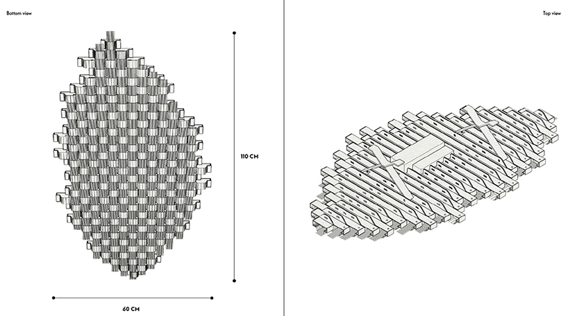coma studio weaves lace nº1 light into glowing cloud formation