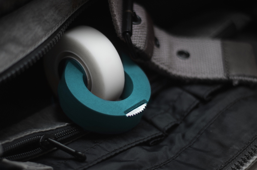 derk reilink rethinks traditional tape dispenser with linked clicktape