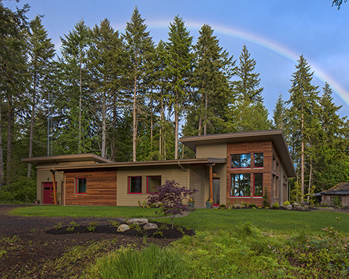 the artisans group completes contemporary passive NW house