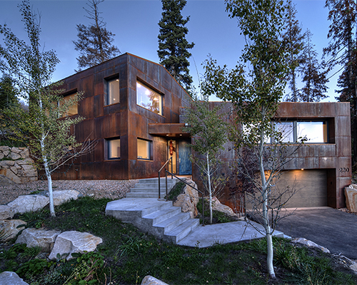 chris price designs ultra-efficient home in park city hillside