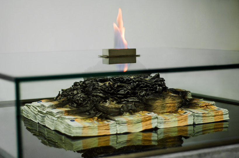amarist studio combusts money for 'too much? II' coffee table