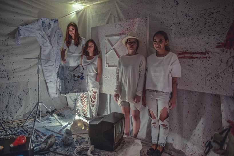 anya muangkote and the krrrrr perform third eye installation art