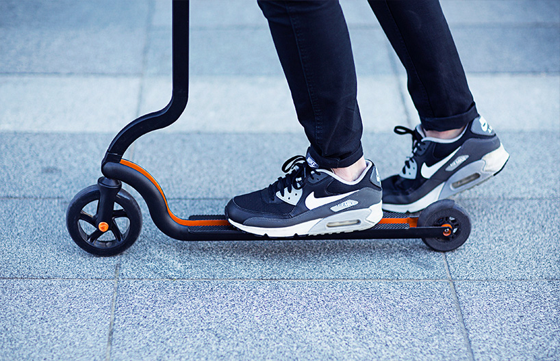 citybirds' minimalist 'raven' scooter is sleek, stylish + light as a feather - 1