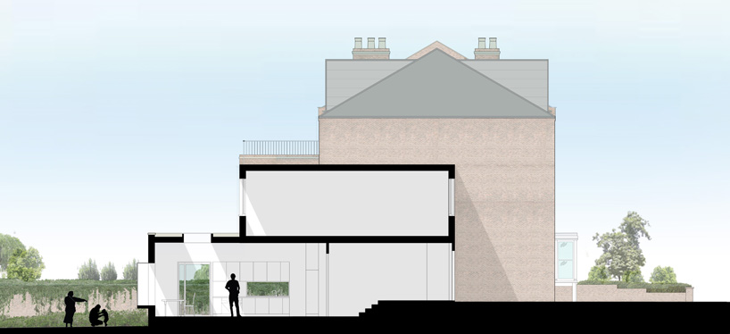syte architects extends london residence to connect terrace with nature