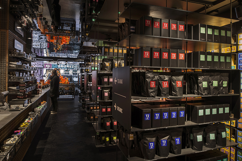 landini associates colorizes tea brand's first international store