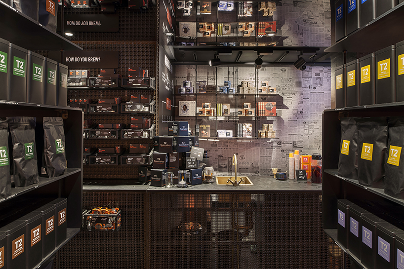 landini associates colorizes tea brand's first international store