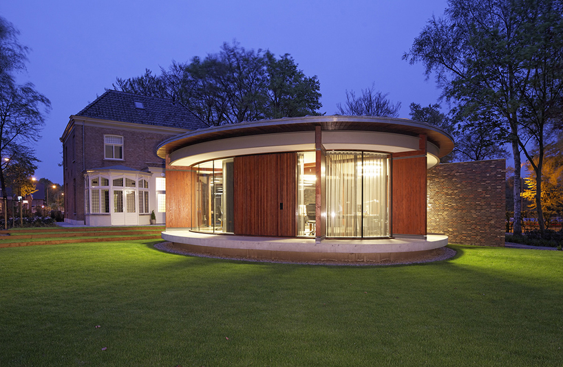 hilberink bosch restores dutch villa with circular pavilion