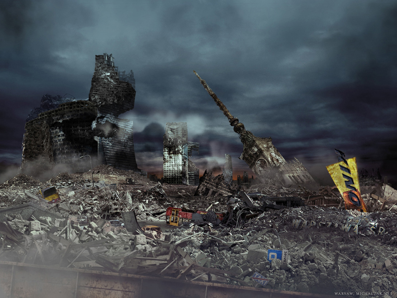 michal zak visualizes destroyed capital cities for the end of eternity