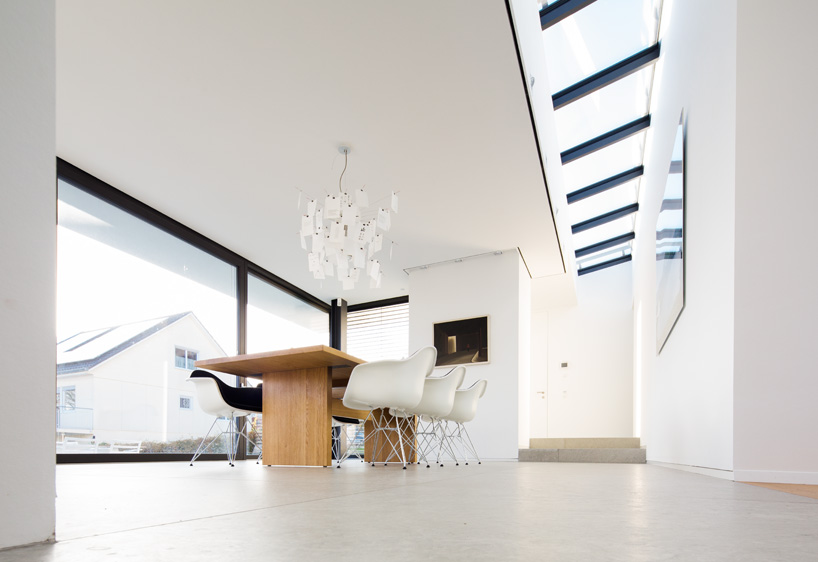 philipp architekten places study in white at the foot of the swabian alb