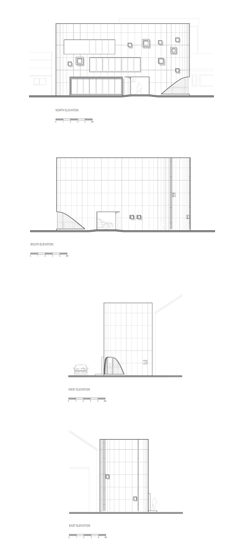 studio_GAON positions concrete café on a triangular plot