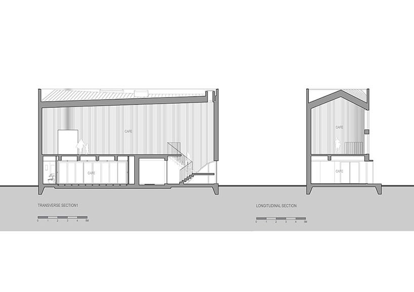 studio_GAON positions concrete café on an awkward triangular plot
