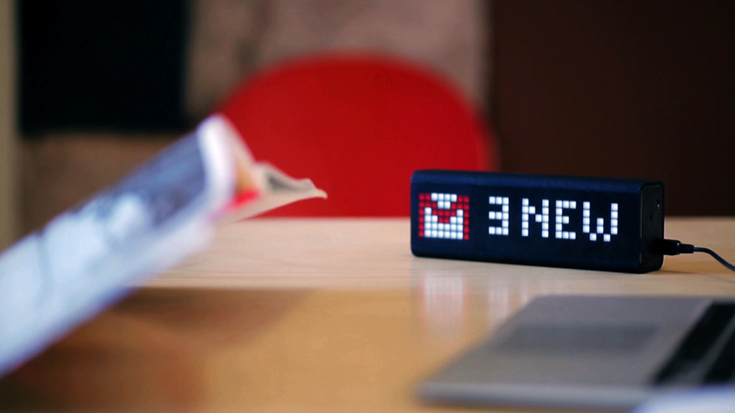 LaMetric, an RSS-based programmable smart display for the internet of things