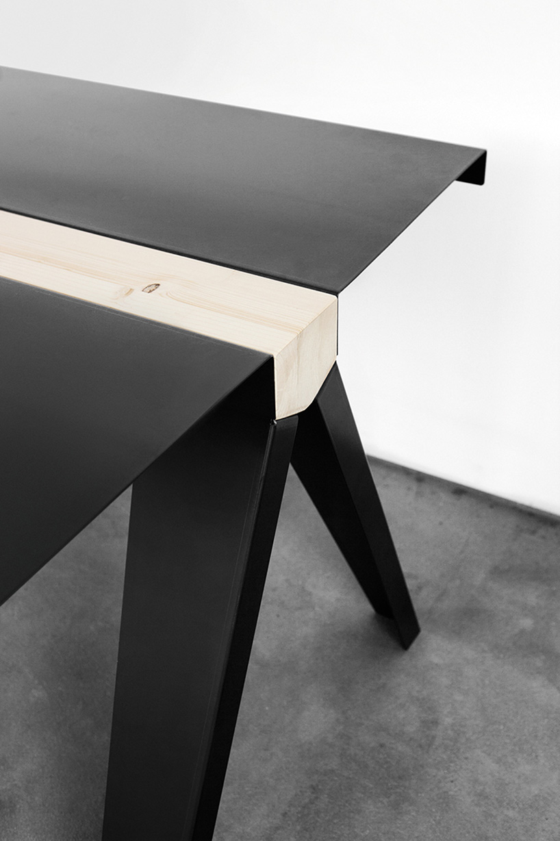 marco de masi volta table officine tamborrino designboom
