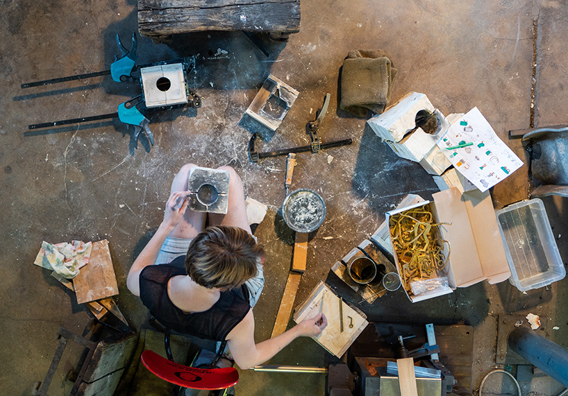 hellène gaulier's les pitres designboom
