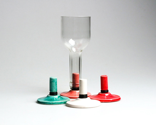 stallo project turns old wine bottles into chalices