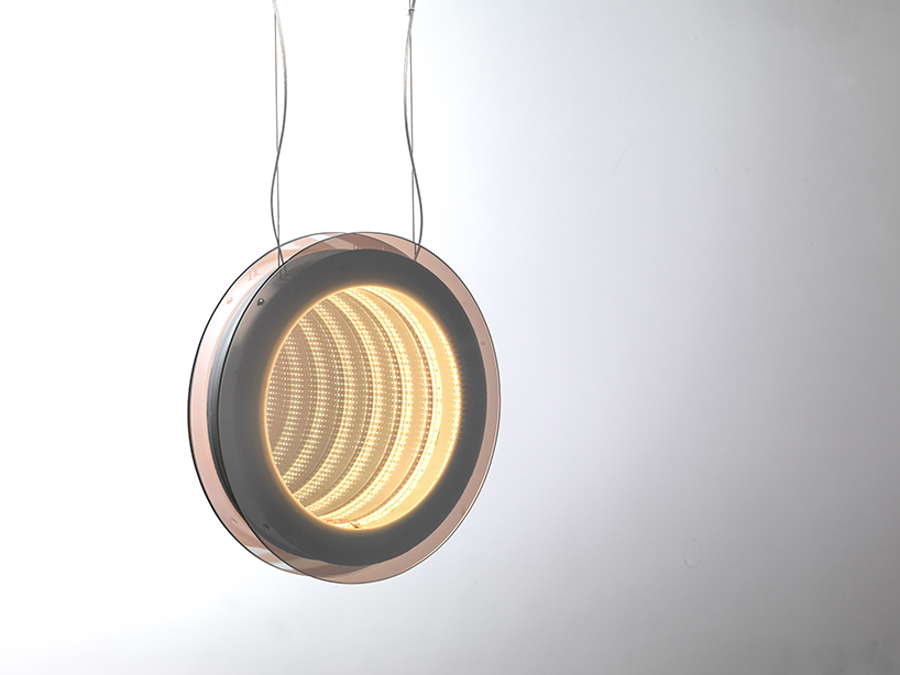 filippo mambretti sculpts optical lighting pieces for MOGG