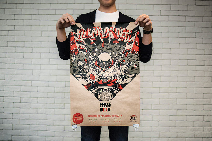 Pizza Hut + Ogilvy designed a limited edition pizza-box with a