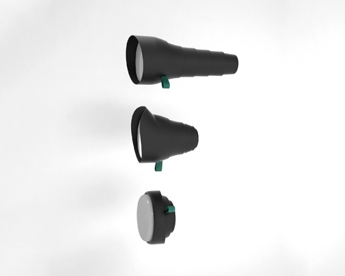 antonio serrano designs rechargeable + collapsible flashlight
