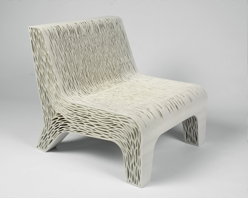 biomimicry: 3D-printed soft seat by lilian van daal