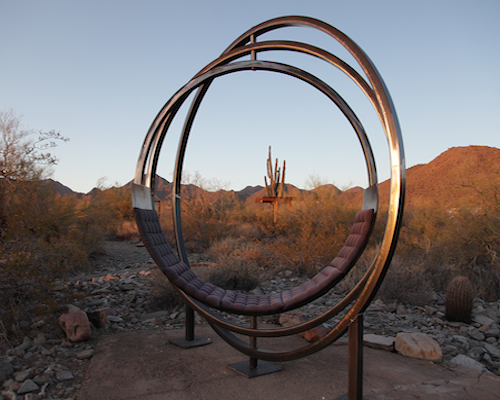 kate brown conceives etazin chair based on japanese moon gates