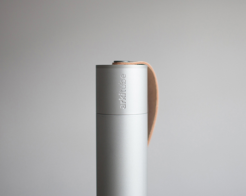 ODO's arkitube modular presentation tube is crafted with aerospace aluminum