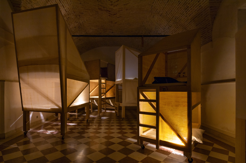 camposaz builds temporary dormitories as sleeping alternatives for venice biennale guests