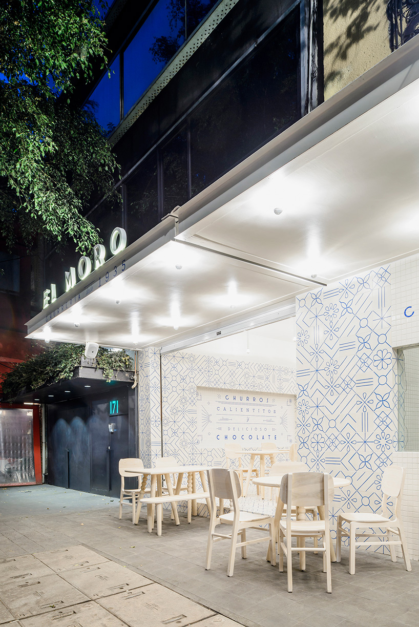 cadena asociados churreria el moro mexico df designboom