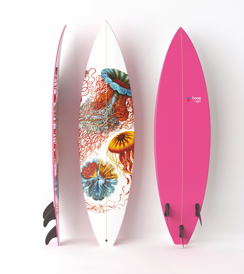 boom-art & UWL combine classic art with modern sports in the new series of surfs designboom